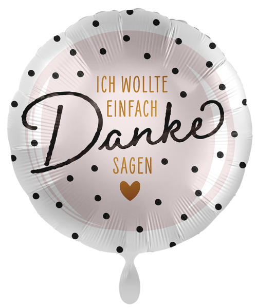 Folienballon - Einfach Danke sagen - ø 43cm